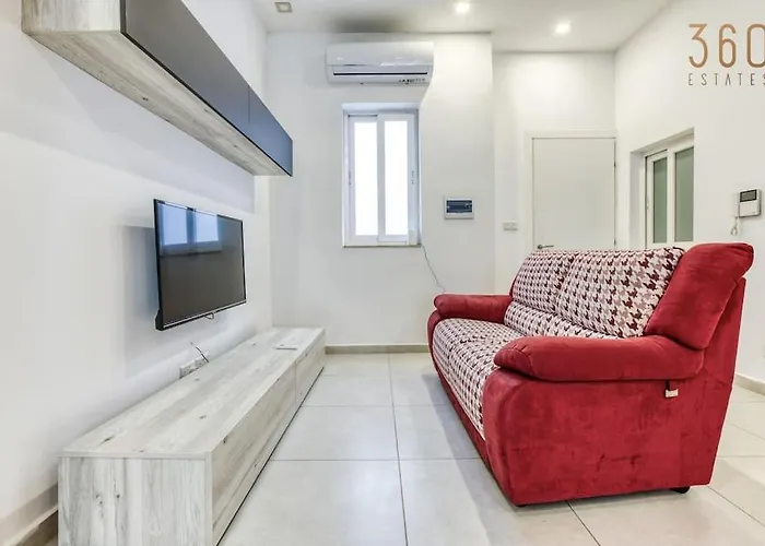Cosy Apt With Balcony & Wifi In Floriana By 360 Estates